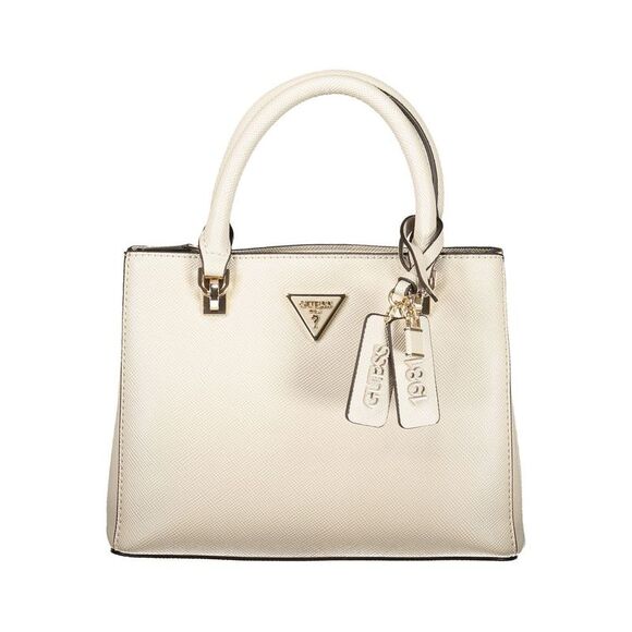 Guess Jeans Beige Polyurethane Women Women's Handbag